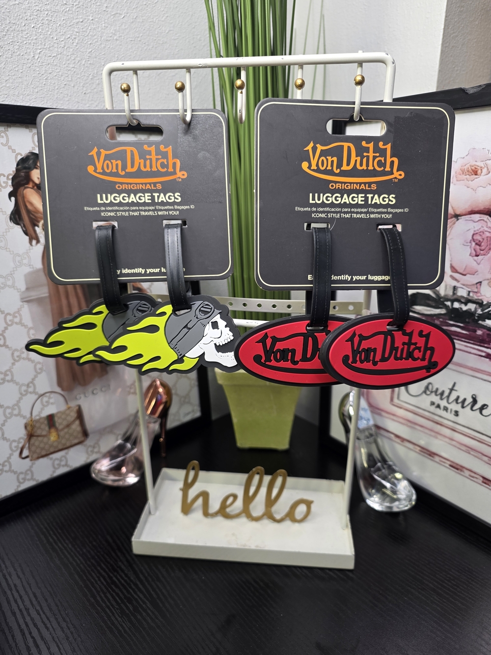 Von Dutch Luggage Tags